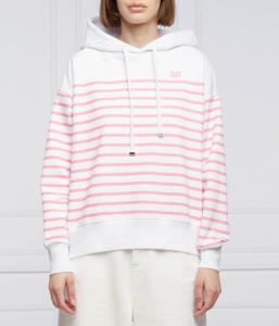 Толстовка женская Riani в полоску с капюшоном, белый
