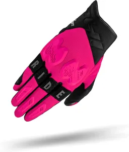 Мотоциклетные перчатки SHIMA DRIFT GLV, женские, кожаные, короткие, летние, защитные, для использования с сенсорными экранами, городские, кожаные, вентилируемые, усиленные, перфорированные, легкие (женские, розовые, размер S), Women/Pink