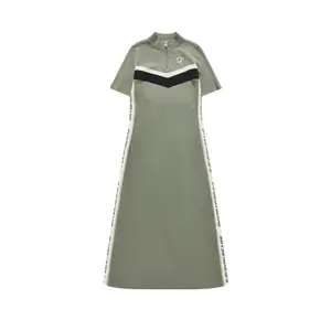 Футболка с короткими рукавами женская темная умбра хаки FILA FUSION, оливковая