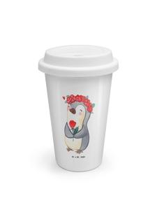 Mr. & Mrs. Panda Кофейная кружка на вынос с надписью «Дева» и астрологическим знаком, без указания на цвете (белый)