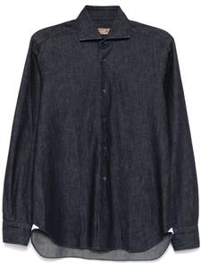 Джинсовая рубашка Barba, синий