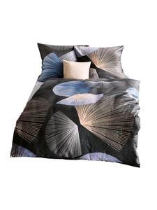 Постельное белье Koya черного цвета kaeppel, 155 x 220 + 80 x 80 см