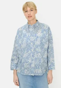 Langarm mit fleiste блузка на пуговицах Camel Active, Soft Blue Aop