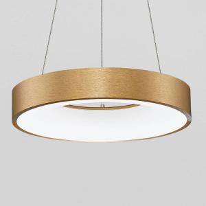 Подвесной светильник Nova Luce Rando Thin, алюминий - 1 пламя - золото - диаметр: 38 см