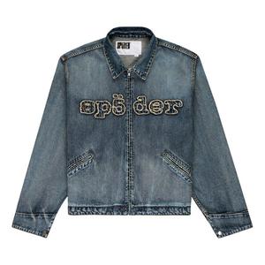 Куртка Sp5der Denim Work Jacket, Light Blue Wash