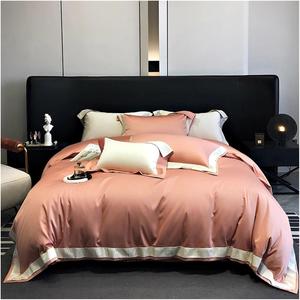 YUSIWOAL Комплект постельного белья 1000TC Pima Cotton из египетского хлопка темно-синего цвета