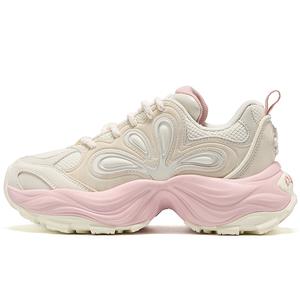 Palladium Низкие массивные кроссовки женские, белые, розовые