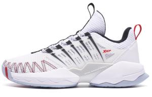 Баскетбольные кроссовки мужские низкие белые/черные Xtep