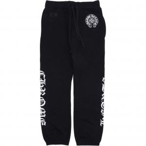 Chrome Hearts SS25 Вязаные спортивные штаны Unisex Black