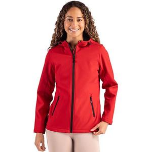 Куртка с капюшоном Tempo recycled stretch softshell Clique, Red Black