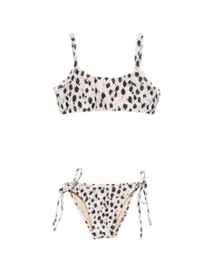 Бикини с завязками Elisabetta Franchi La Mia Bambina, бежевый