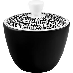 Сахарница Life Fashion 1 шт., объем 0,26 литра Seltmann Weiden, Glamorous black, weiß