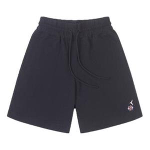 Шорты logo mid length knit short 'black' Converse, черный