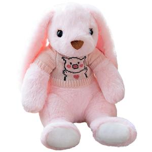 Плюшевая кукла свитер rabbit dolls высота 40cm Barbne, розовый