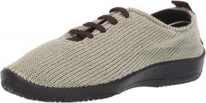 Женские туфли Arcopedico LS 1151 - шнуровка, поддержка и комфорт при ходьбе - посадка как носок - поддержка свода стопы и амортизация - съемные стельки - веганские - моющиеся - подходящие для путешествий, зеленый