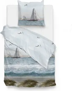 Постельное белье ZO! Home Renforcé - Парусник 155 x 220 см: парусники, чайки, дюна, море Zo!Home