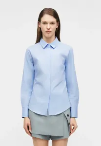 Рубашка mestre, блузка на пуговицах Max&Co., Light Blue Stripe