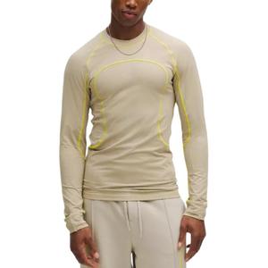 SLNSH жаккардовая облегающая футболка мужская Lululemon, белый