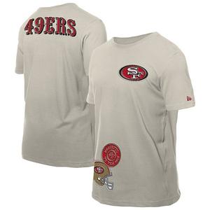 Мужская футболка light beige San Francisco 49ers с нашивками New Era