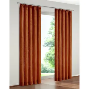 Вирт-гардина «Тромсё», (1 шт.) Wirth, цвет rotbraun