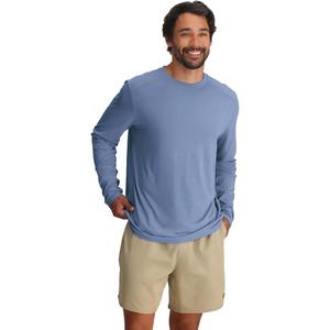 Мужская легкая бамбуковая рубашка с длинным рукавом Free Fly, Last Light