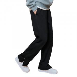 Вязаные спортивные штаны унисекс UZIS, вересково-серый (с флисовой подкладкой)