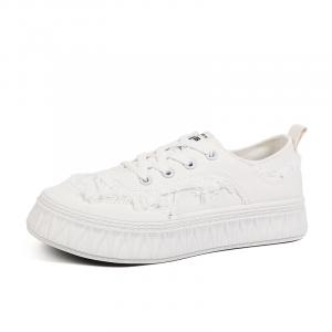 Женские противоскользящие и износостойкие дышащие низкие кеды FCS, черные