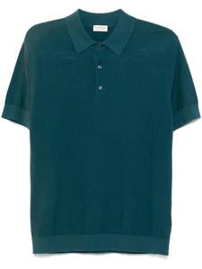 FURSAC рубашка поло с декоративной строчкой, синий