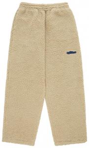 Брюки из плюшевого мишки Sp5der, бежевые