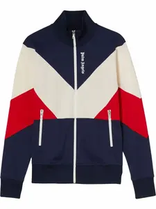 Спортивная куртка в стиле колор-блок PALM ANGELS, синий