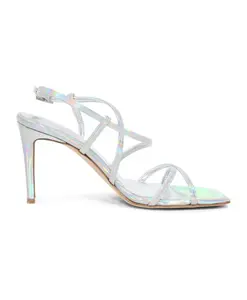 Сверкающие серебряные сандалии Mony Ncub, серый