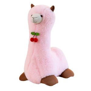 Плюшевая игрушка Meow Alpaca высотой 25см/35см/50см OLOEY, розовый