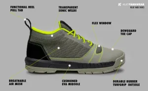 Обувь Kujo Yardwear для работы во дворе и повседневной носки. Водостойкая и противоскользящая