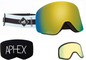 Aphex Солнцезащитные очки Oxia the one edition magnet fynn strap/revo gold + bonus lens yellow