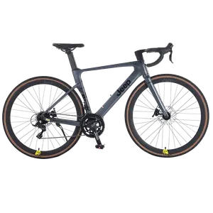 Шоссейный велосипед Glamor Fantasy с дисковыми тормозами из магниевого сплава для взрослых Jeep, серый