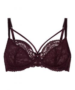 Бюстгальтер-футболка Hunkemöller Isadora, Wine Red