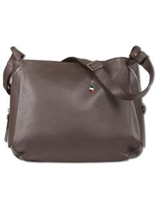 Сумка через плечо Florence, кожа, темно-коричневый цвет, около 35 см Florence
