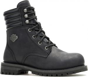 Женские ботинки HARLEY-DAVIDSON Gynger с шнуровкой и стальным носком, Black