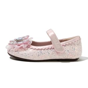 Детские кожаные туфли Kids BELLE, розовый