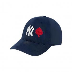 Хлопковая бейсболка унисекс MLB, темно-синий