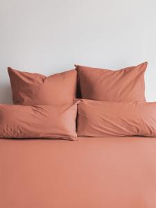 Простыня Erlich Textil COTTON SELECT, цвет rostrot