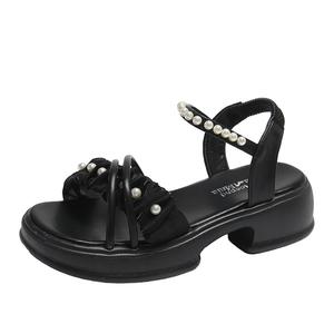 Сандалии с одним ремешком женские TONYBEAR, Black