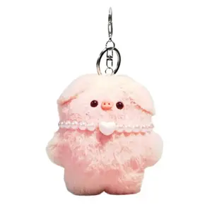 Abay Многофункциональная розовая свинка Dopey Piglet кукла плюшевый брелок 10см высота