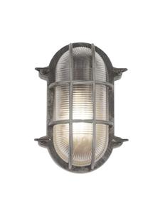 Licht-Erlebnisse Уличный настенный светильник (Ш) 16 x (В) 25 см, цвет античное серебро, прозрачный