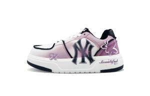 Любовь к массивному контуру снов бабочки низкие кеды для скейтборда unisex MLB, розовый