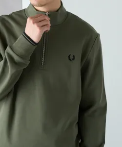 FRED PERRY/Свитшот с половинной молнией/Цветовая схема логотипа свитшота Fred Perry с половинной молнией