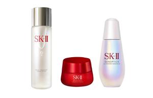 SK-II SK II увлажняющий уход набор большая красная бутылка успокаивающий гидратирующий осветляющий 230мл+100г+50мл