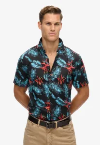 Гавайская рубашка прямого кроя Superdry & Co, Dark Navy Fire
