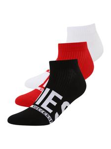 DIESEL Носки 'SKM-GOST' в цветах красный, черный, белый