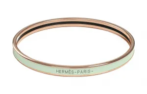 HERMES Браслет Uni Rose Gold plated Women's Green